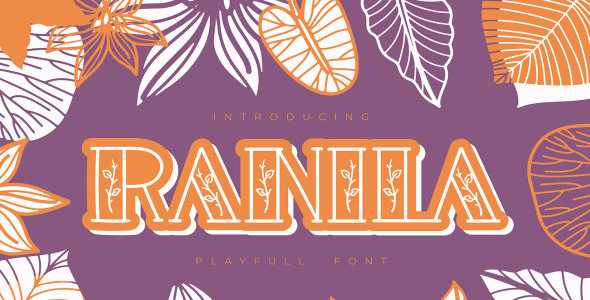 Шрифт на тему графика