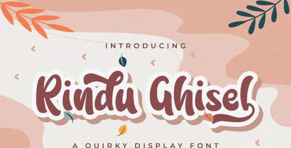 Шрифт на тему графика