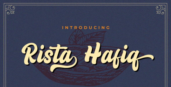 Шрифт на тему графика