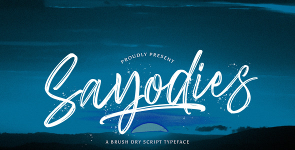 Шрифт на тему графика