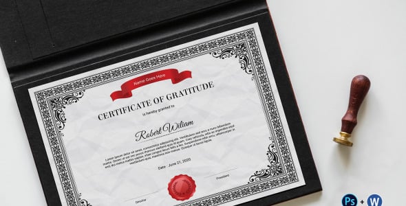 Шаблон сертификата на тему графика