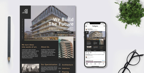 Фирменный стиль на тему графика