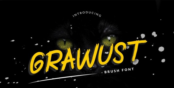 Шрифт на тему графика