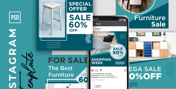 Шаблон для соцсетей на тему графика