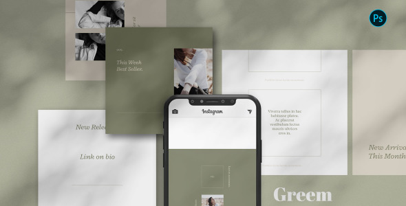 Шаблон для соцсетей на тему графика