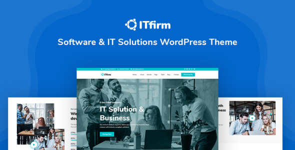 Software and IT Solutions Responsive WordPress Theme
