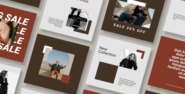 Шаблон для соцсетей на тему графика