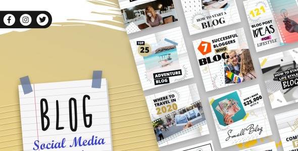 Шаблон для соцсетей на тему графика