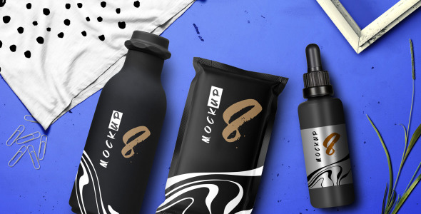 Мокап для продукта на тему графика