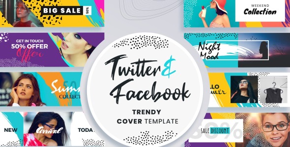 Шаблон для соцсетей на тему графика