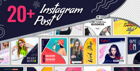 Шаблон для соцсетей на тему графика