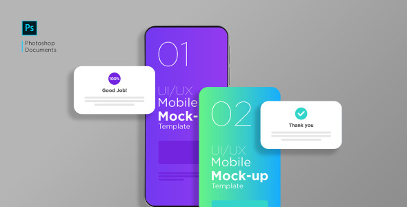 Мокап для продукта на тему графика