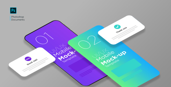 Мокап для продукта на тему графика