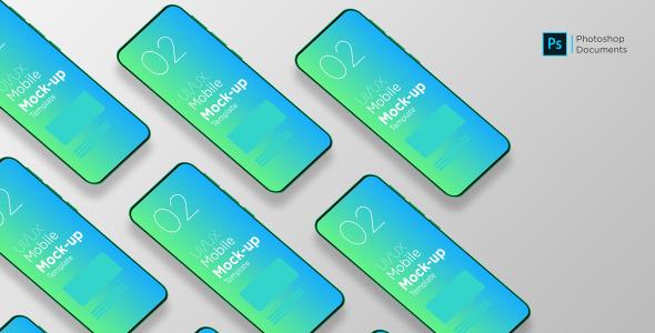 Мокап для продукта на тему графика