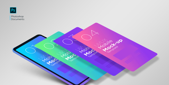 Мокап для продукта на тему графика