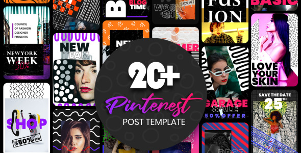 Шаблон для соцсетей на тему графика