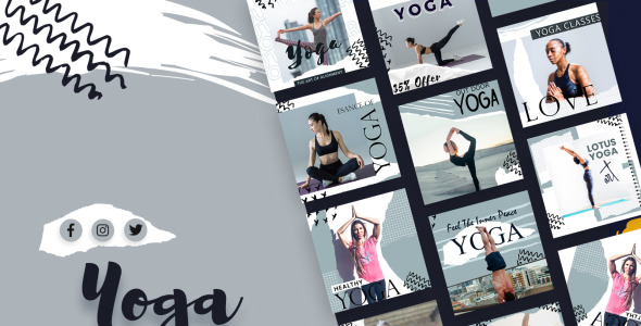 Шаблон для соцсетей на тему графика