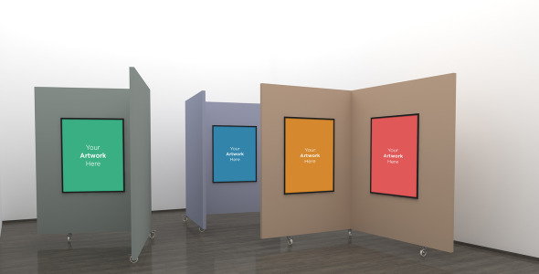 Мокап для продукта на тему графика