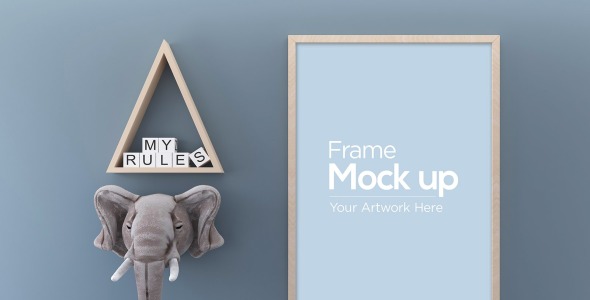 Мокап для продукта на тему графика