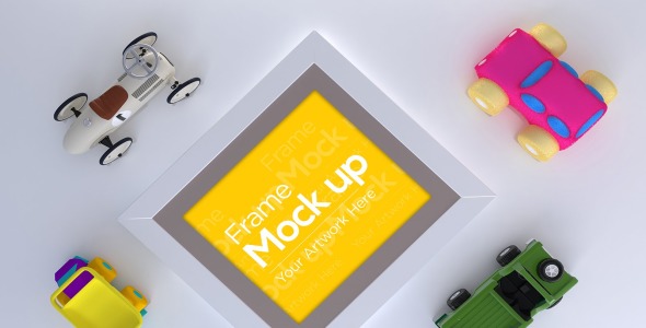 Мокап для продукта на тему графика