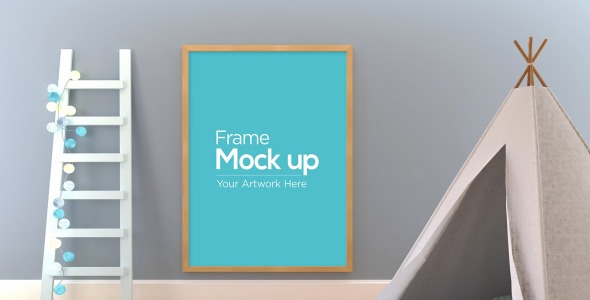 Мокап для продукта на тему графика