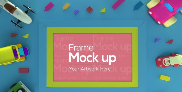 Мокап для продукта на тему графика