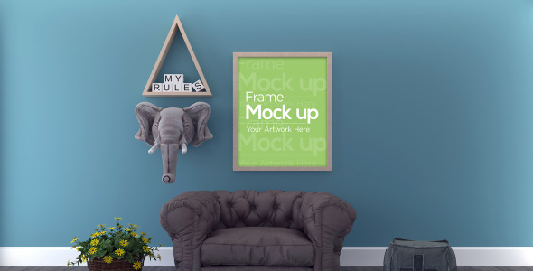 Мокап для продукта на тему графика