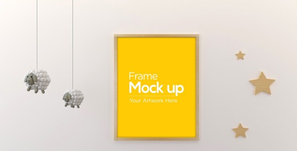 Мокап для продукта на тему графика