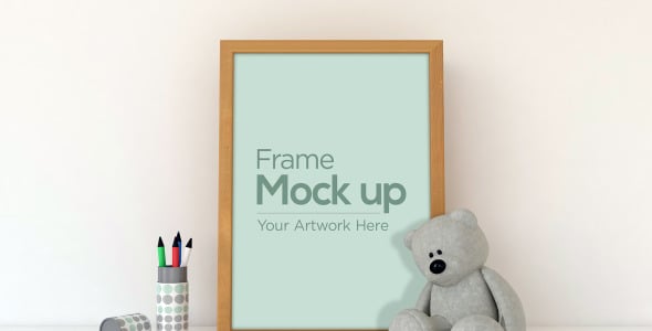 Мокап для продукта на тему графика