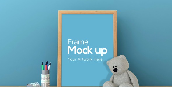 Мокап для продукта на тему графика