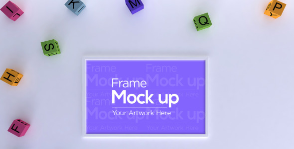 Мокап для продукта на тему графика