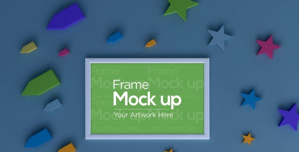 Мокап для продукта на тему графика