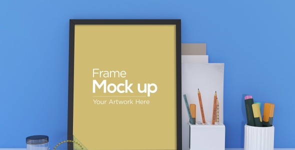 Мокап для продукта на тему графика