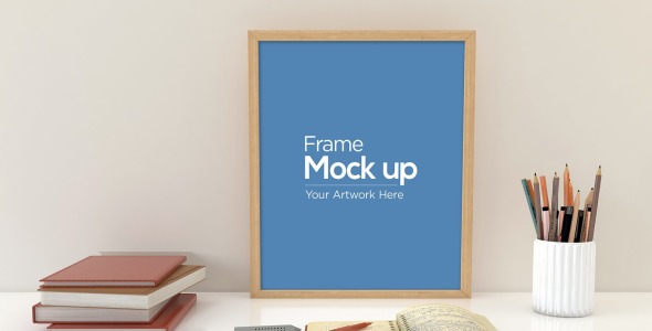 Мокап для продукта на тему графика