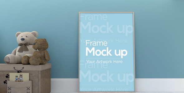 Мокап для продукта на тему графика