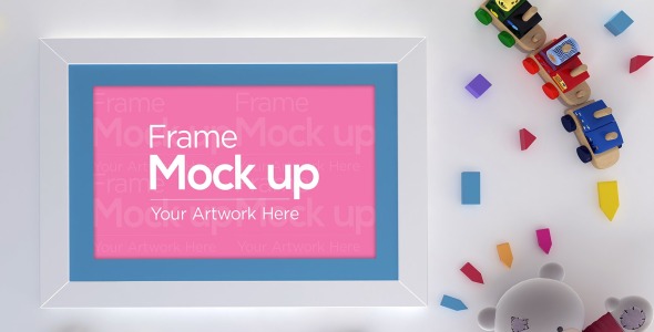 Мокап для продукта на тему графика