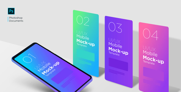 Мокап для продукта на тему графика