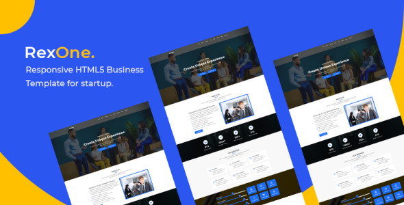 Responsive HTML5 Business Landing Page Template