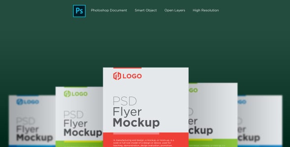 Мокап для продукта на тему графика