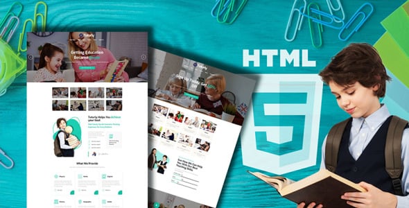 Tutorly Online Courses &amp; Education Website Template