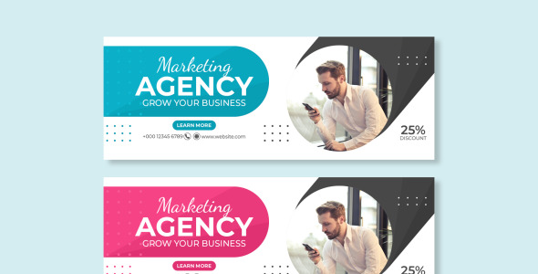 Шаблон для соцсетей на тему графика