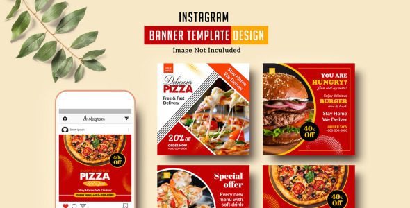 Шаблон для соцсетей на тему графика