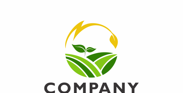 Шаблон логотипа на тему графика