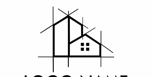 Шаблон логотипа на тему графика