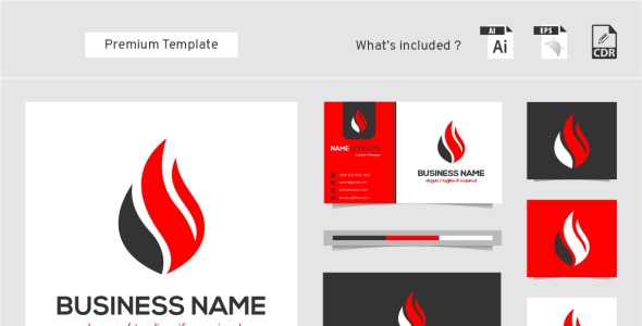 Шаблон логотипа на тему графика