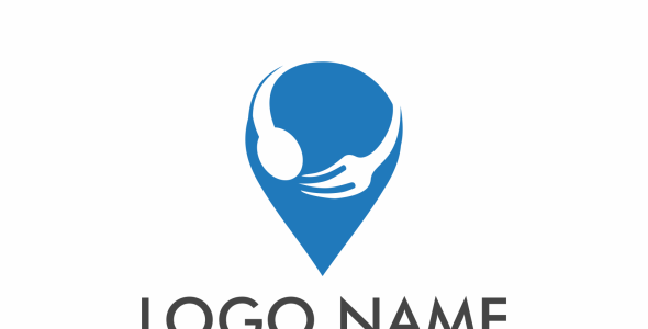 Шаблон логотипа на тему графика