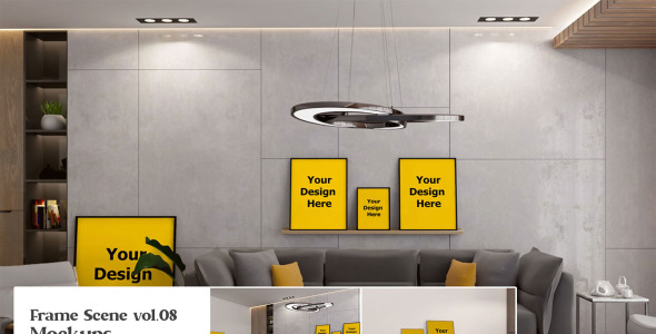 Мокап для продукта на тему графика