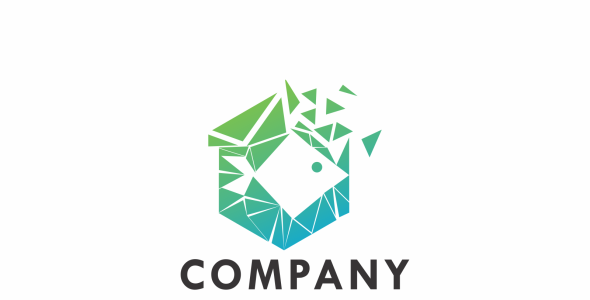 Шаблон логотипа на тему графика