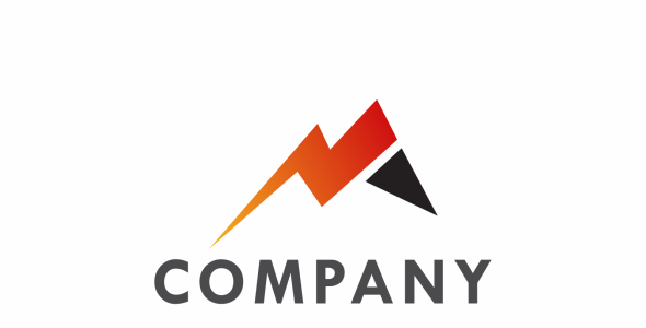 Шаблон логотипа на тему графика