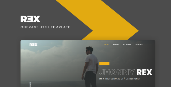 Creative Personal Multipurpose Portfolio Landing Page Template